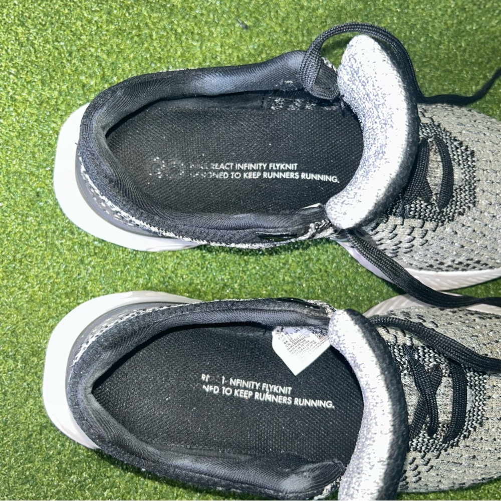 Nike React Infinity Run Flyknit Black Smoke Grey DD3024-006 Shoes Women’s 8.5 - Picture 8 of 9